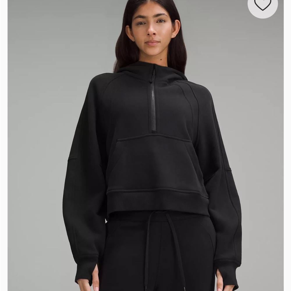 Women's Lulu Lemon Black Scuba Hoodie